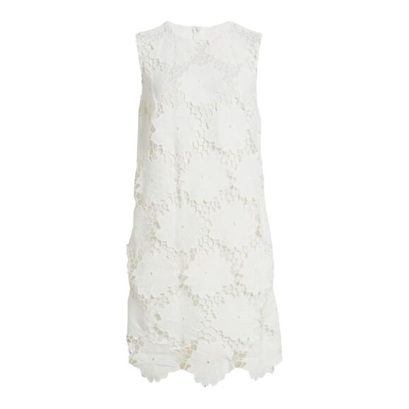 Sam Edelman Floral Eyelet Shift Dress - NWT Size 4 true to size- beautiful! - Picture 5 of 7